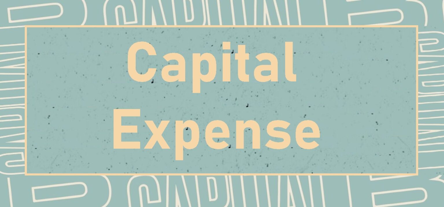 Capital Expense Template PDF Free Word & Excel Templates