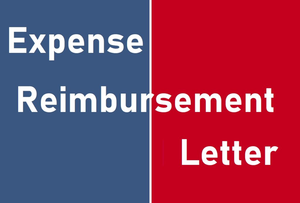 Expense Reimbursement Letter Sample Free Word & Excel Templates