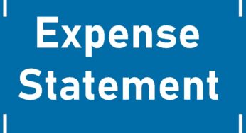 Expense Statement Template