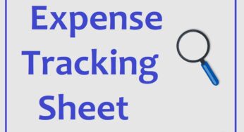 Expense Tracking Sheet Template