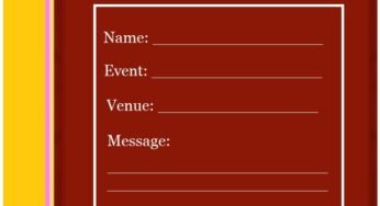 Invitation Card Template