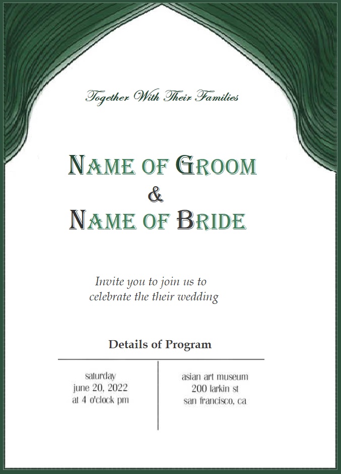 Wedding Invitation Templates