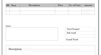 Bill of Sale Template