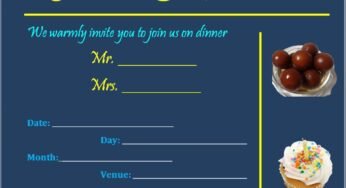 Dinner Invitation Template