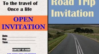 Road Trip Invitation Template