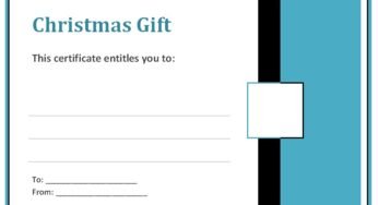 Christmas Gift Template, Effectiveness and Benefits