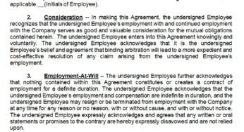 Arbitration Agreement Template