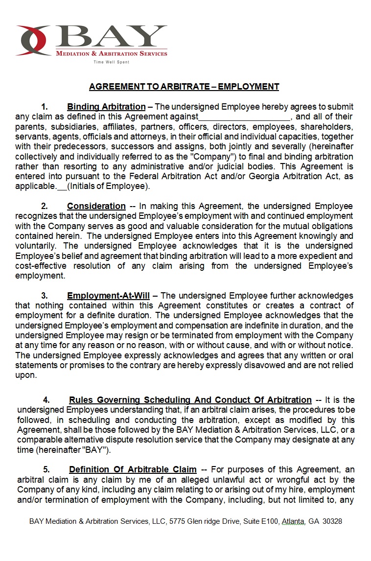 Arbitration Agreement Template Free Word Excel Templates Arbitration Agreement Template Free Word Excel Templates