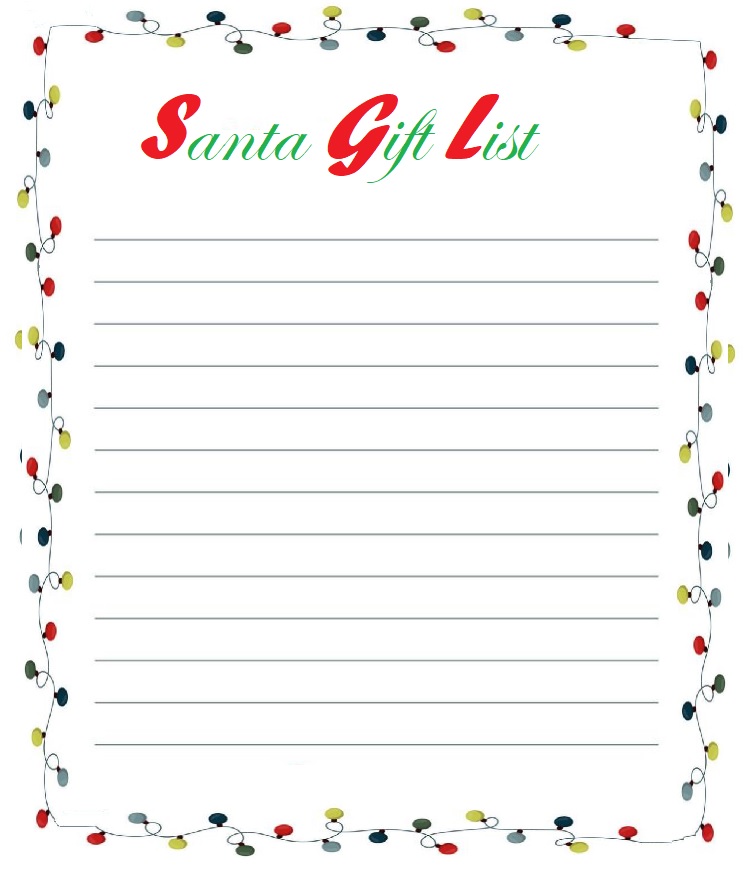 Christmas Packing List Template
