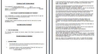 Consultant Agreement Template