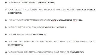 Vision Statement Template