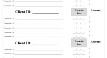 Itemized Receipt Template