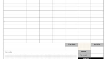 Daycare Receipt Template