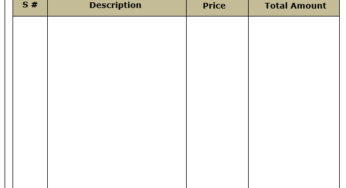 Store Receipt Template