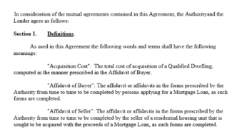 Property Mortgage Agreement Template