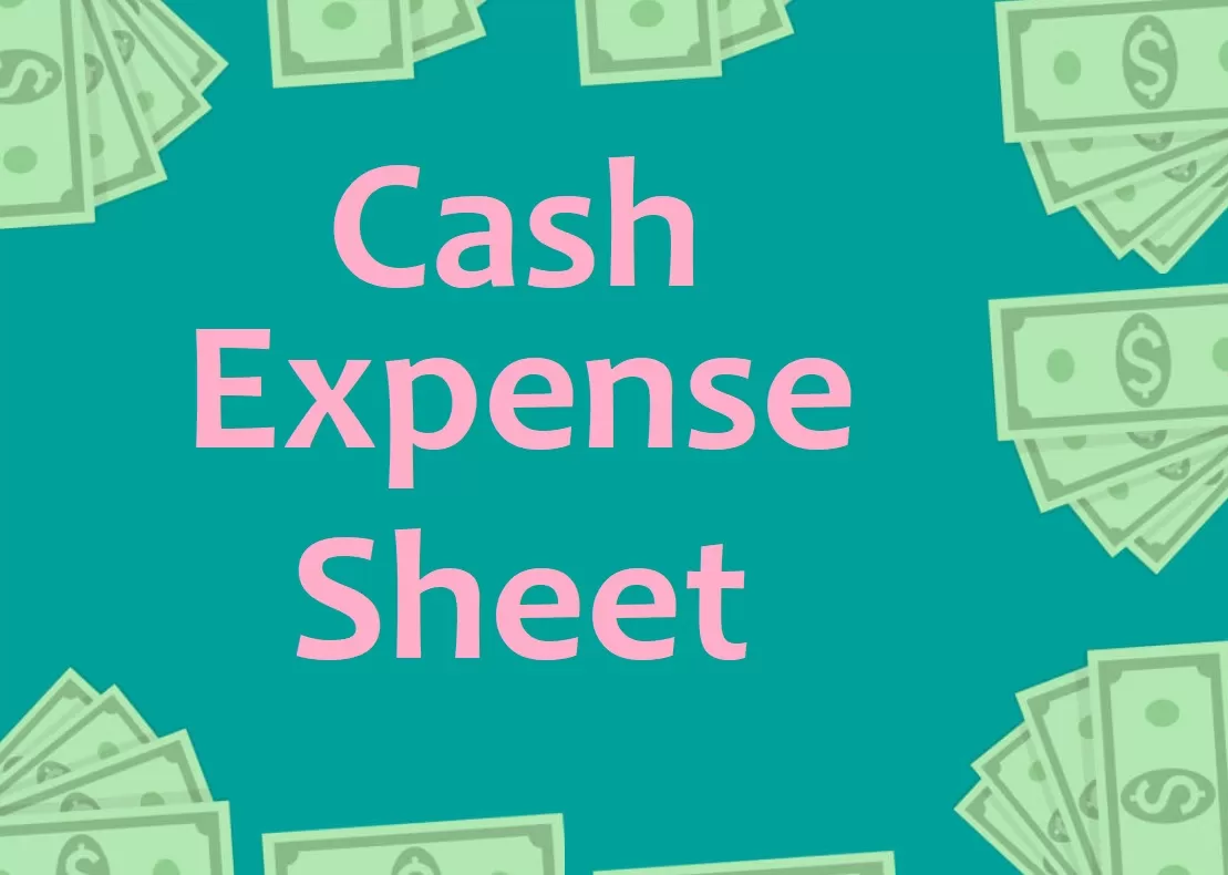 Daily Cash Expenses Sheet Template