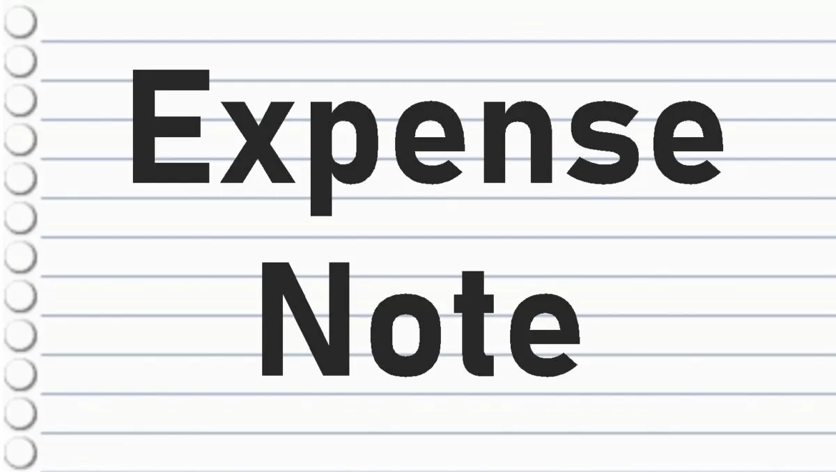 Expense Note Template