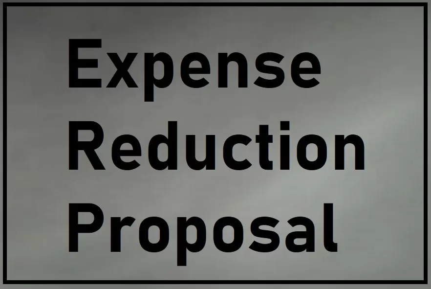 Expense Reduction Proposal Template