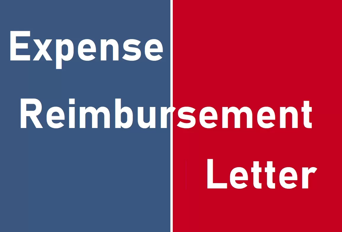 Expense Reimbursement Letter Template