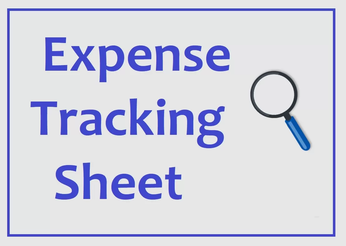 Expense Tracking Sheet Template