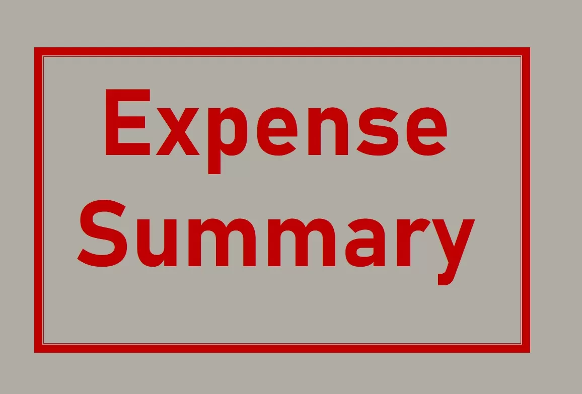 Office Expense Summary Template