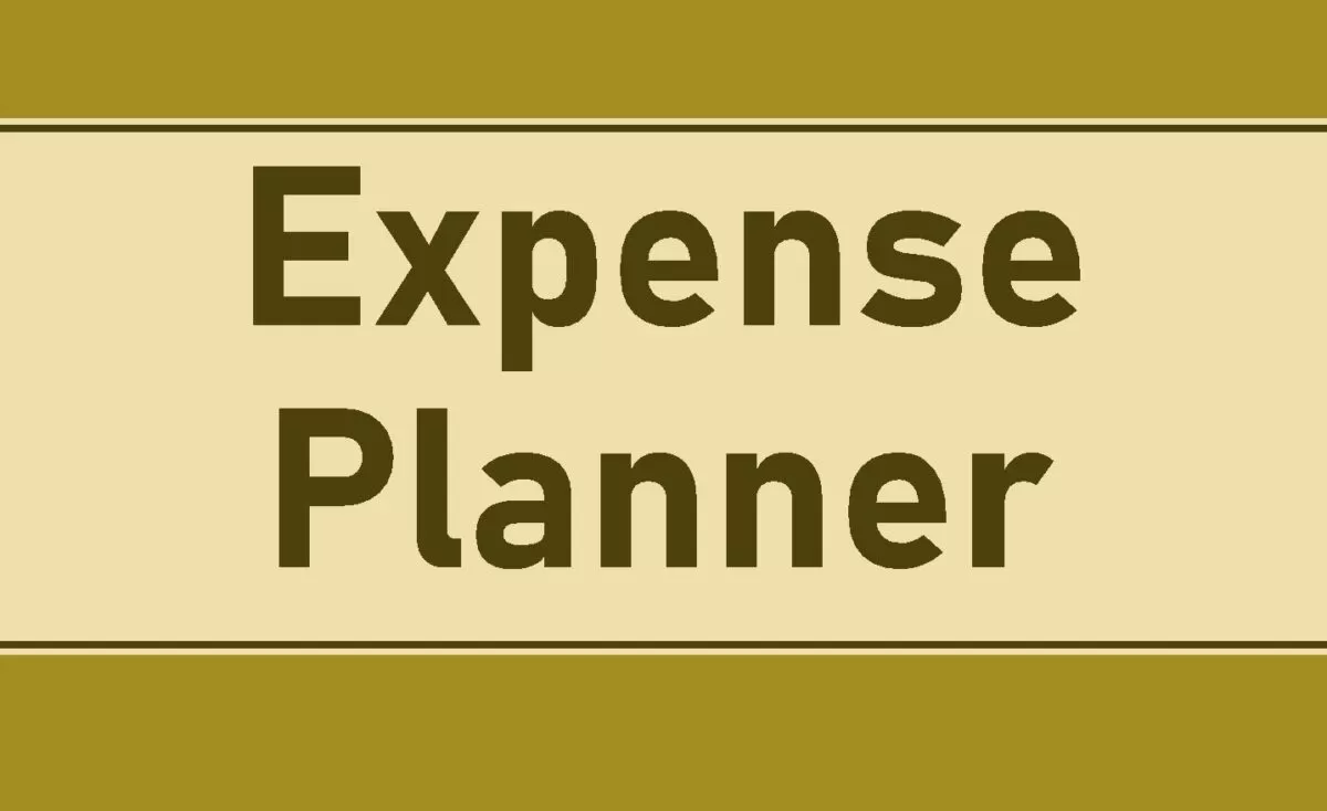 Expense Planner Template