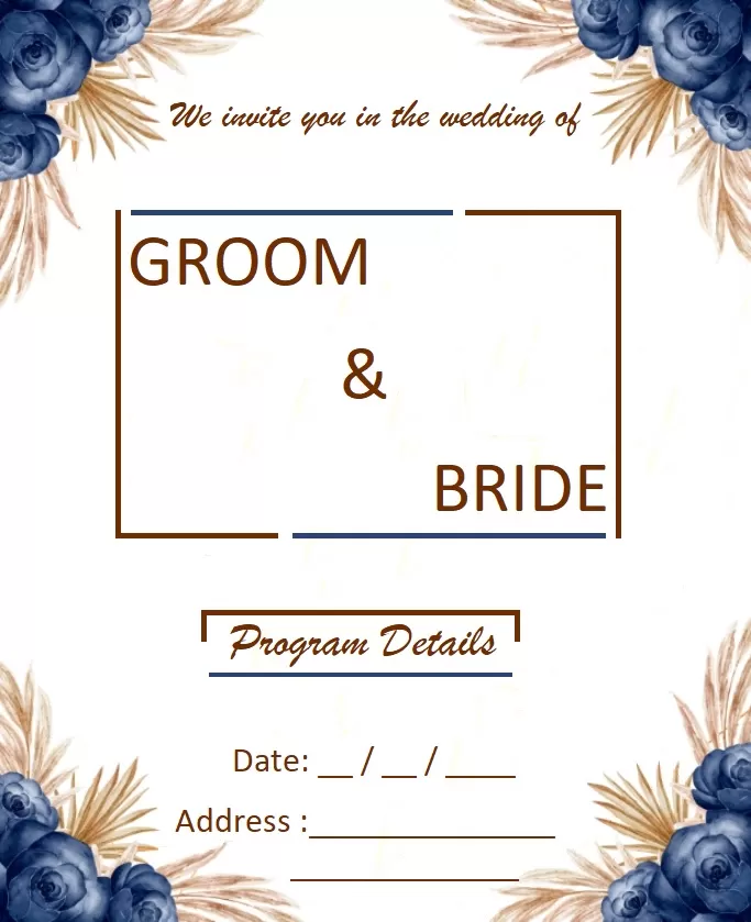 Elegant Wedding Invitation Template