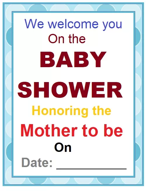 Professional Baby Shower Invitation Template