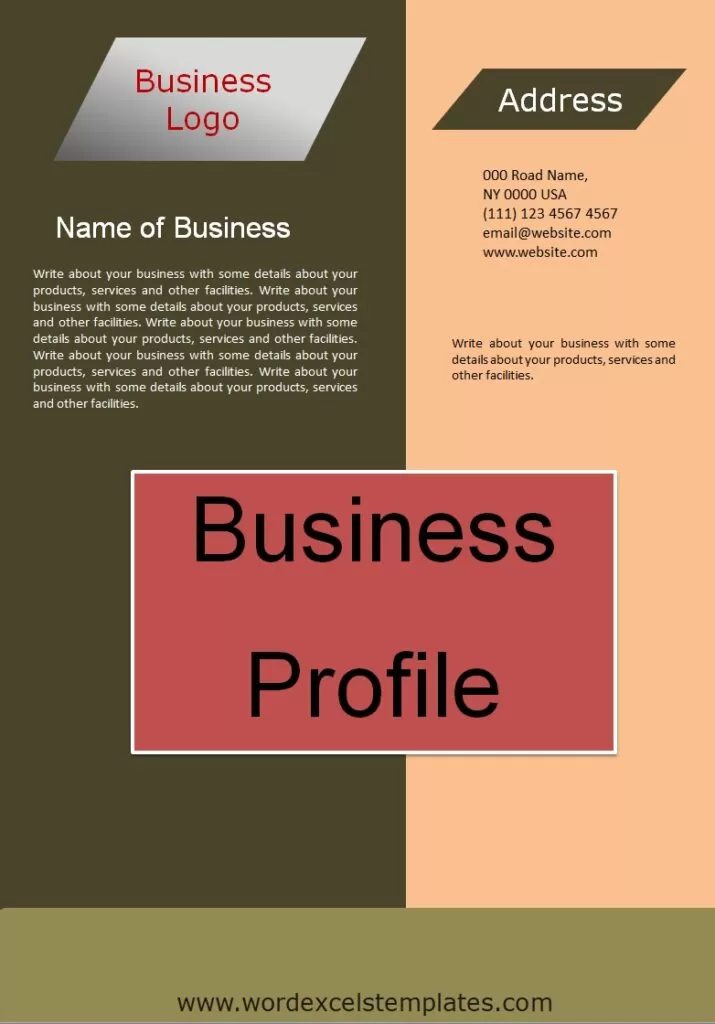 Business Profile Template