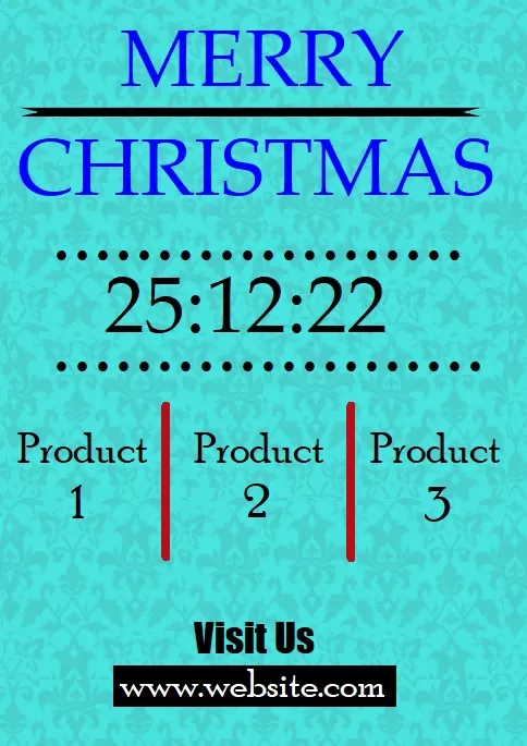 Christmas Poster Example