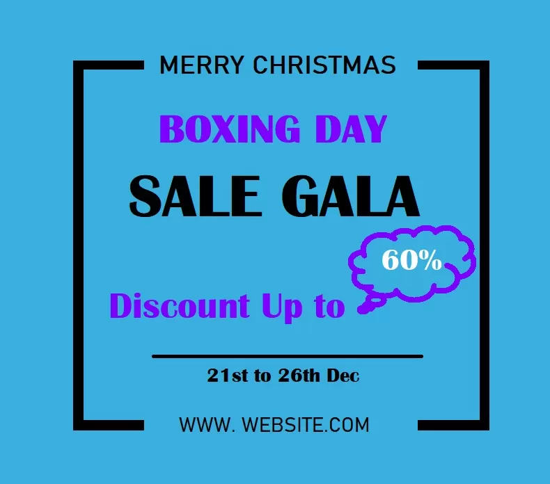 Christmas Sales Discount Flyer Template