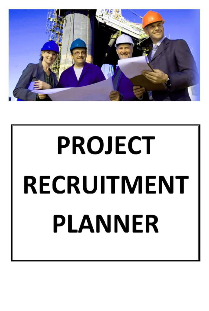 Project Recruitment Planner Template