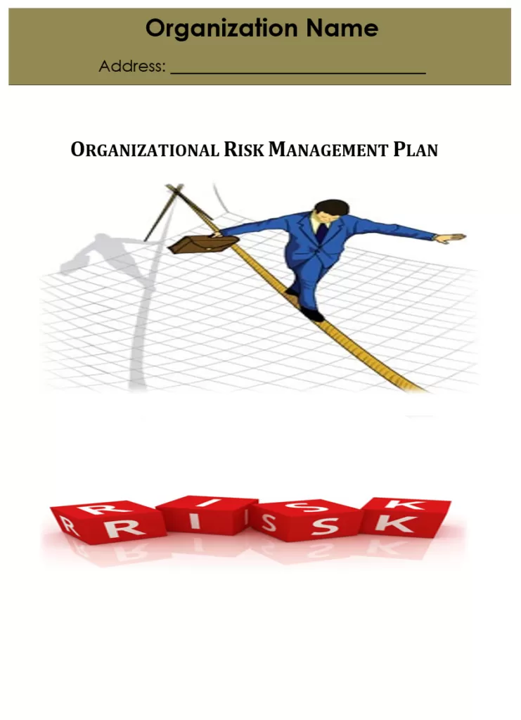 Organizational Risk Management Plan Template