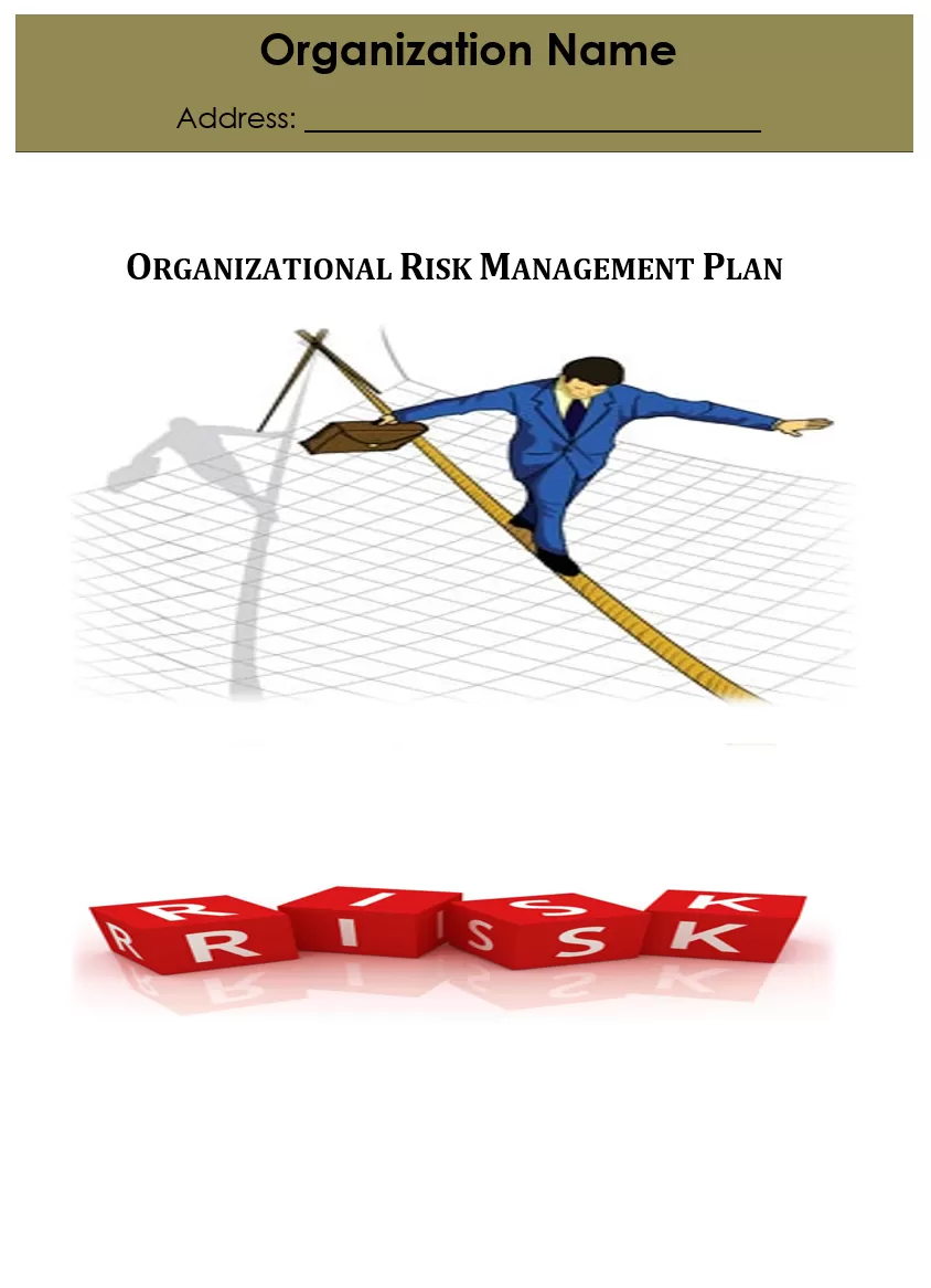 Organized Risk Management Plan Template